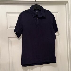 Even Tide navy 100% cotton polo mens Medium